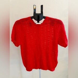 Doen Scarlet Short Sleeve Knit Top